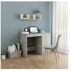 Image de Bureau Gris béton 100x50x76 cm Bois d ingénierie