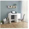 Image de Bureau Blanc brillant 100x50x76 cm Bois d'ingénierie
