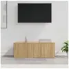 Image de Meuble TV Chêne sonoma 80x34x30 cm Bois d ingénierie