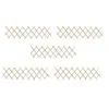 Image de 5x Bois de Sapin Clôture à Treillis Panneau de Clôture Barrière de Jardin Plate-bande Allée Arrière-cour Extérieur 180x30 cm