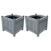 Image de Lits surélevés de jardin 2 pcs 30x30x30 cm Bois de sapin massif