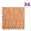 Image de Tapis de sol 6 pcs Grain de bois 2,16? Mousse EVA