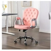 Image de Chaise de bureau pivotante Rose Similicuir 289361