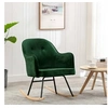Image de Chaise interieur non empilable non pliable en bois H. 84 cm vert