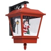 Image de Lampe murale de Noël lumières LED et Père Noël Rouge 40x27x45cm