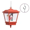 Image de Lampe suspendue de Noël lumière LED Père Noël Rouge 27x27x45 cm