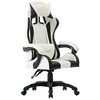 Image de Fauteuil de jeux vidéo Blanc Similicuir