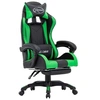 Image de fauteuil inclinable en Similicuir Vert fixe standard 36x48x40 avec repose-pieds