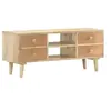 Image de Tv-meubel 110x30x45 cm massief mangohout287874