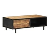 Image de Table basse 105x50x35 cm Bois de manguier brut