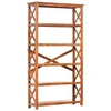 Image de Bibliothèque 100x30x180cm Bois massif d acacia et finition miel