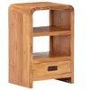 Image de Table de chevet 40x30x60 cm Bois acacia massif et finition miel