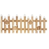 Image de Mini Clôture de Jardin avec Illumination LED, en Bois Marron, 98x49x39x4 cm,