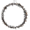 Image de Couronne Lumineuse avec 400 LEDs, Ø 48 cm, Blanc Chaud, IP44, Couronne de