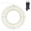 Image de Couronne de Noël LED Ø38 cm avec 960 LED, Blanc Chaud, Guirlande Suspendue