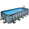 Image de Piscine avec pompe filtrante enfant Exit Toys Stone 540 x 250 x 122 cm Gris TU 30.22.53.00