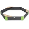 Image de Bac à sable en bois hexagonal Exit Toys Aksent 160 x 140 cm Gris TU 52.05.80.00