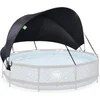 Image de Voile d'ombrage piscine enfant Exit Toys 360 cm Noir TU 30.85.12.00