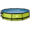 Image de Piscine avec pompe filtrante et dôme enfant Exit Toys Lime 360 x 76 cm Vert TU 30.32.12.40