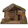 Image de Decoris Maison Avec Led Et Mousse 30x21x17 Cm One Size