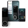 Image de Philips Hue Sonnette vidéo filaire Secure, caméra 2K grand angle, notifications, Caméra de surveillance extérieure avec audio bidirectionnel et vue infrarouge, intégration avec les lampes Hue, noir en occasion ou reconditionné
