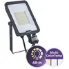 Image de Projecteur LED intérieur et extérieur noir Philips avec détecteur IP65 6000lm
