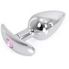 Image de Plug Bijou Anal avec base arrondie Curve 6 x 2.8 cm - Bijou Rose