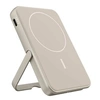 Image de Magnetic Wireless Powerbank 5000mAh - Fresh ''n Rebel - 2PBM5000DG. Batterie rechargeable sans fil MagSafe. Compatible avec les iPhones MagSafe (iPhone 12 et modeles ulterieurs). Support iPhone integre. Conforme aux normes des compagnies aeriennes.