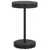 Image de Table de jardin Noir 60,5x106 cm Résine tressée