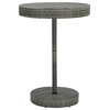 Image de Table de jardin Gris 75,5x106 cm Résine tressée
