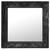 Image de Miroir mural style baroque 50x50 cm noir 320315