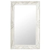 Image de Miroir mural style baroque 50x80 cm Blanc 320320