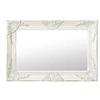 Image de Miroir mural style baroque 60x40 cm Blanc 320328