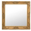 Image de Miroir mural style baroque 60x60 cm Doré 320333