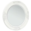 Image de Miroir mural style baroque 50 cm Blanc 320344