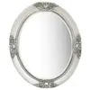 Image de Miroir mural style baroque 50x60 cm Argenté