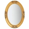 Image de Miroir mural style baroque 50x70 cm Doré 320353