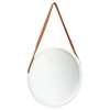 Image de Wandspiegel met band 50 cm wit320364