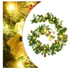 Image de Guirlande de Noël avec lumières LED Vert 2,7 m PVC