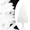 Image de Sapin de Noël Artificiel avec Support Décoration de Noël Sapin Réaliste Salon Salle de Séjour Intérieur Maison Blanc 321021