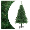 Image de Arbre de Noël Artificiel avec Branches Epaisses Décoration de Noël Arbre Réaliste Salon Salle de Séjour Intérieur Maison Blanc 150 cm PVC