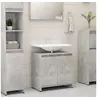Image de Armoire de salle de bain Gris béton 60x33x61 cm Bois ingénierie