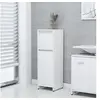 Image de Armoire de salle de bain Blanc 30x30x95 cm Bois d ingénierie