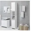 Image de Armoire de salle de bain Blanc 30x30x183,5 cm Bois d ingénierie