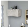 Image de Armoire murale Gris béton 80x39x40 cm Bois d ingénierie
