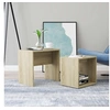Image de Ensemble de table basse Chêne sonoma 48x30x45cm Bois ingénierie