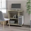 Image de Bureau d ordinateur Chêne sonoma 80x50x75 cm Bois d ingénierie