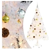 Image de Arbre de Noël Artificiel Pré-éclairé avec Boules, Sapin de Noël avec LED, Décoration de Vacances, Ornement de Fête 321502