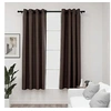 Image de Gordijnen linnen-look verduisterend ogen 2 st 140x175 cm taupe321200