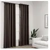 Image de Gordijnen linnen-look verduisterend haken 2 st 140x245 cm taupe321206